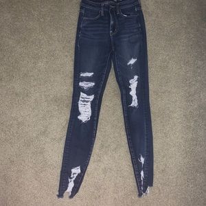 AE ripped jeggings